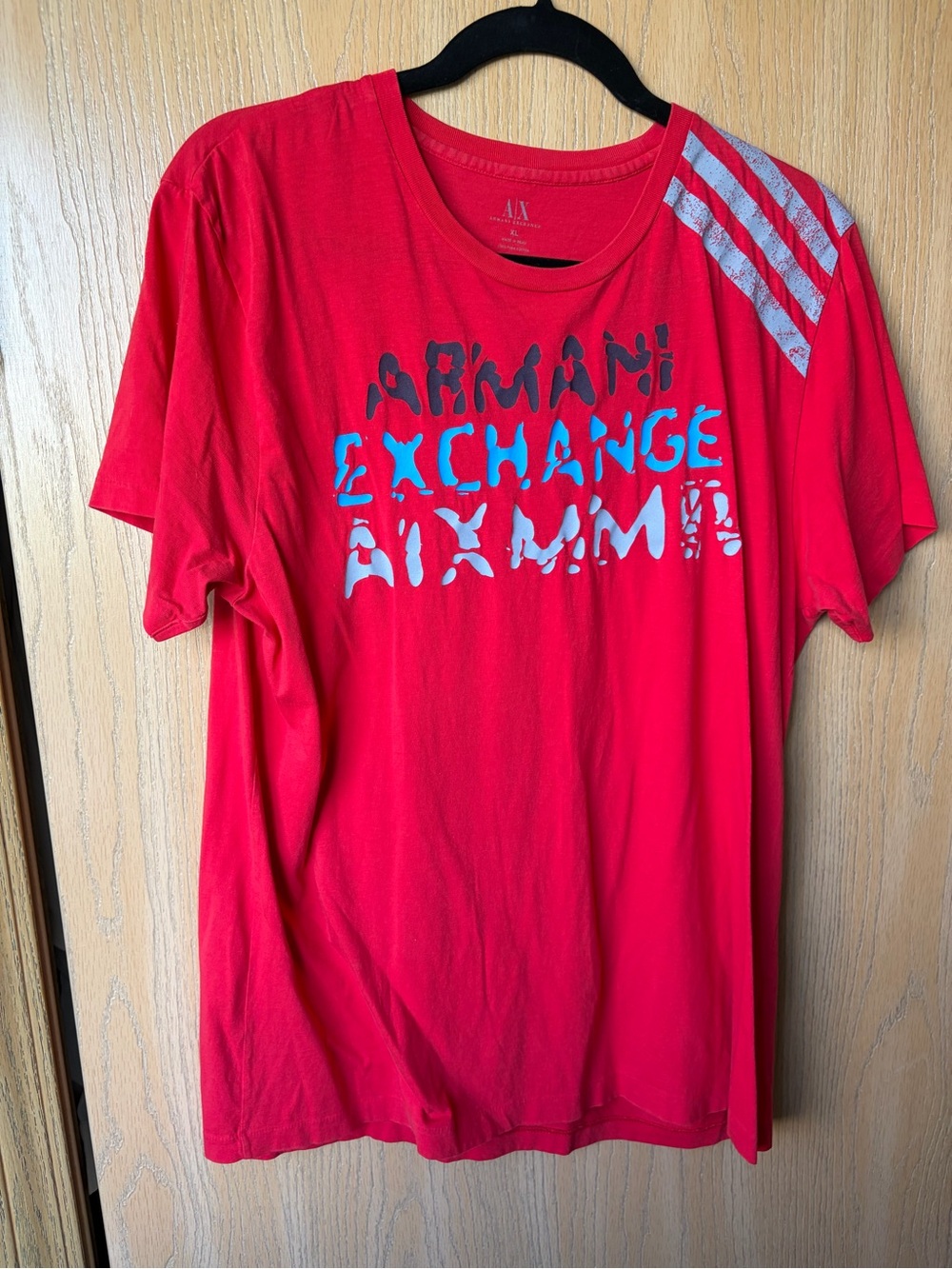 NWOT Armani Exchange Men’s Red Graphic Logo T-Shirt XL